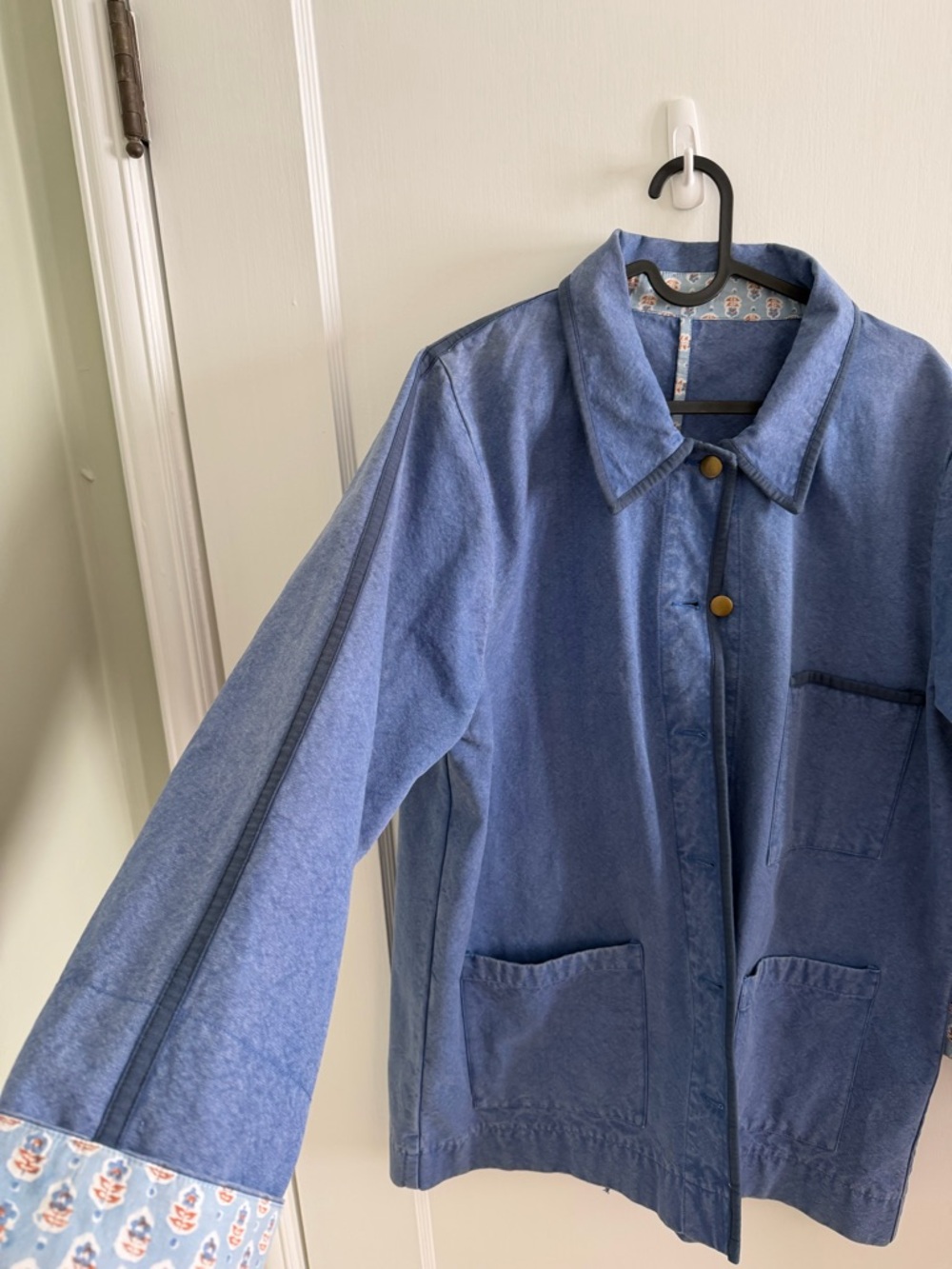 Block Shop Textiles Denim-Style Canyon Jacket with Patch Pockets - Picture 2 of 6